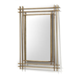 Hängspegel Alexandra House Living Gouden 63 x 83 x 2 cm