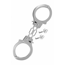 Hog Tie & Cuff Bondageset Fetish Tentation Zilverkleurig
