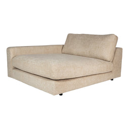 PTMD Nilla sofa chaise longue arm Left SiC Ant Sand