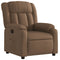 Fauteuil verstelbaar stof bruin