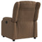 Fauteuil verstelbaar stof bruin