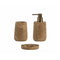 Zeepschaal Alexandra House Living Bruin Marmer 11 x 2 x 11 cm