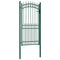 Poort met speerpunten 100x200 cm staal groen