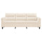 Driezitsbank 180 cm microvezelstof beige
