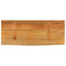 Tafelblad met natuurlijke rand 80x40x3,8 cm massief mangohout