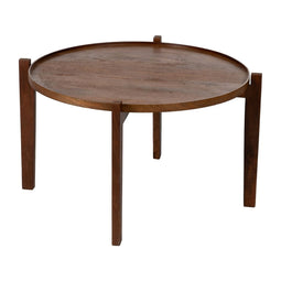 Hoofdtafel Bruin Mangohout 81 x 81 x 46 cm