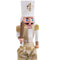 Kerstversiering Wit Gouden Soldaat 14 x 12 x 52 cm