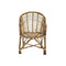 Leunstoel DKD Home Decor Natuurlijk vlechtwerk 56 x 50 x 83 cm 56 x 56 x 83 cm