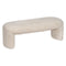 Kruk Beige Polyester Dennenhout 110 x 45 x 40 cm