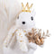 Kerstversiering Wit Goud Eekhoorn 22 x 11 x 23 cm