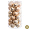 Kerstballen Gouden Plastic Ø 6 cm (30 Stuks)