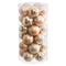 Kerstballen Gouden Plastic Ø 6 cm (30 Stuks)