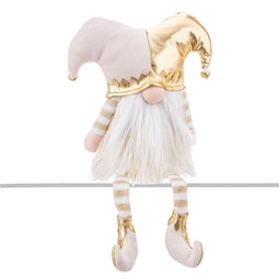 Kerstversiering Gouden Kerstman 18 x 10 x 36 cm