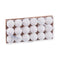 Kerstballen Wit Plastic Ø 4 cm (18 Stuks)