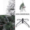Kerstboom PVC Polyethyleen Ananas Besneeuwd 90 x 90 x 210 cm