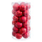 Kerstballen Rood Plastic Ø 6 cm (30 Stuks)