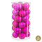 Kerstballen Fuchsia Plastic Ø 6 cm (30 Stuks)