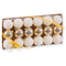 Kerstballen Gouden Plastic Ø 6 cm (18 Stuks)