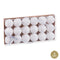 Kerstballen Wit Plastic Ø 5 cm (18 Stuks)