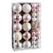 Kerstballen Roze Plastic (50 Stuks)