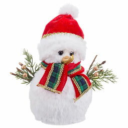 Kerstversiering Multicolour Sneeuwpop 20 x 12 x 22 cm