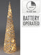 Nampook - Kegel led 60 cm grijs kerstversiering