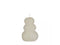 Hortus - Pebble candle d7xh9,5 cm, wit