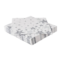 Duni - Servet shining star white l33b33