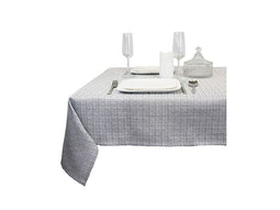 Unique Living - Tafelkleed xenna 200x145 cm zilver