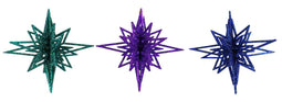 Kurt S. Adler - 5.4 inch 3D Snowflake Orna X 3. 5x5x10 cm kerstornament