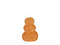 Hortus - Pebble candle d7xh9,5 cm, honing
