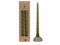 Hortus - Twisted candles set 3 st, moss green