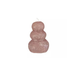 Hortus - Pebble candle d7xh9,5 cm, taupe