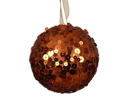 Decoris - Kerstbal foam d8 cm warme cider