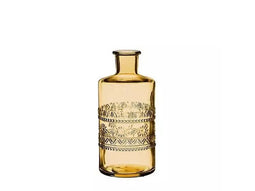 Hortus - Fles porto ocre, dia. 7,5x14,5 cm