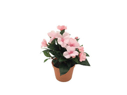 Buitengewoon de Boet - Kunst violen in pot roze, 24 cm