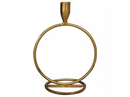 Buitengewoon de Boet - Kandelaar big circle, goud