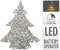 Nampook - Boom led 40 cm grijs kerstversiering