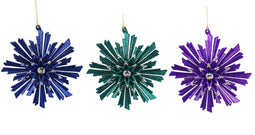Kurt S. Adler - 6.2 inch Snowflake Orna X 3. 5x5x10 cm kerstornament