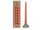 Hortus - Twisted candles set 3 st, coper metallic