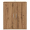 Schoenenkast 60x35x70 cm bewerkt hout artisanaal eikenkleur