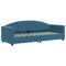 Slaapbank 80x200 cm fluweel blauw