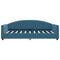 Slaapbank 80x200 cm fluweel blauw