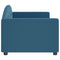 Slaapbank 80x200 cm fluweel blauw