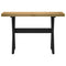 Wandtafel NOAIN X-vormige poten 120x30x75 cm massief hout