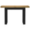 Wandtafel NOAIN U-vormige poten 120x30x75 cm massief hout