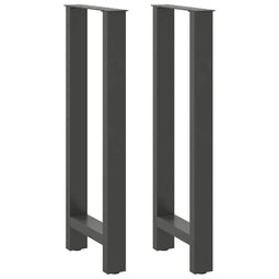 Salontafelpoten 2 st 40x(100-101) cm staal antraciet
