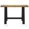 Wandtafel NOAIN A-vormige poten 120x30x75 cm massief hout