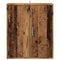 Schoenenkast 60x35x70 cm bewerkt hout oud houtkleurig