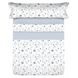 Set beddengoed Tejidos Reina Blauw Bed van 105